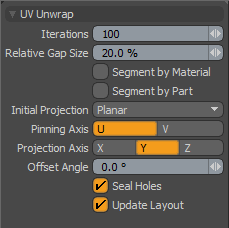 UV Unwrap Panel
