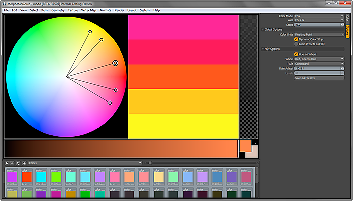 Color Picker Layout